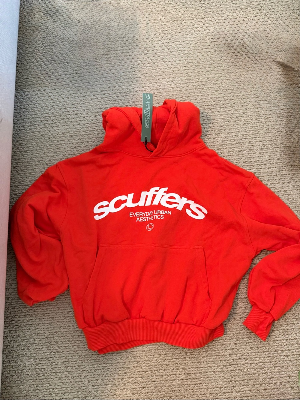 Scuffers Red Logo Pullover Hoodie